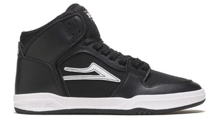 Lakai Skateboard Shoes Telford Black Leather