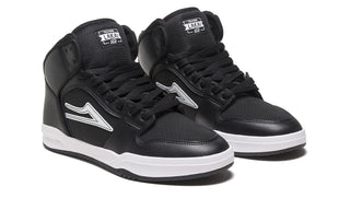 Lakai Skateboard Shoes Telford Black Leather