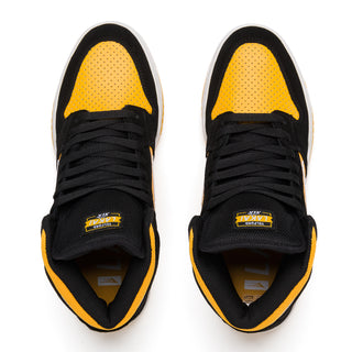 Lakai Skateboard Shoes Telford Black/Yellow Suede