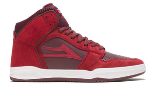 Lakai Skateboard Shoes Telford Burgundy Suede