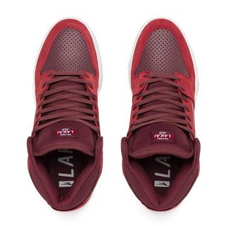 Lakai Skateboard Shoes Telford Burgundy Suede