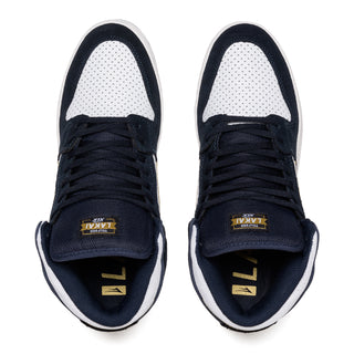 Lakai Skateboard Shoes Telford Navy/White Suede
