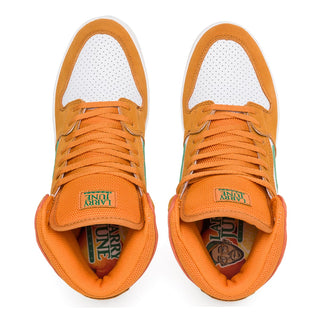 Lakai Shoes Telford Orange/White Suede Larry June Mens