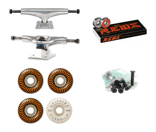 Upgrade Kit - Thunder 8.0" Trucks, Spitfire 53mm Wheels, Bones Bearings