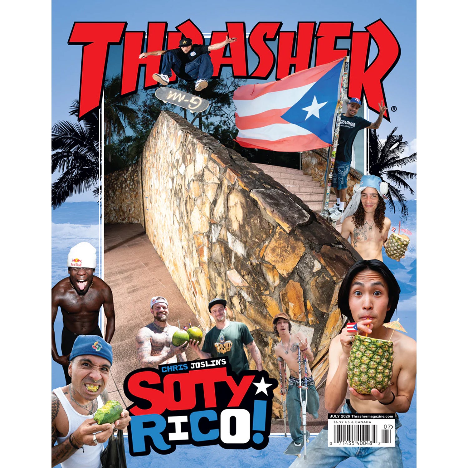Thrasher Magazine July 2026 – TGM Skateboards