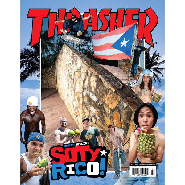 Thrasher Magazine July 2026 – TGM Skateboards