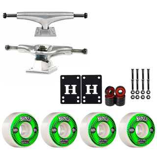 Thunder Skateboard Trucks 148 8.25" Kit Bones 54mm V4 OG White Wheels/Bearings/Hardware