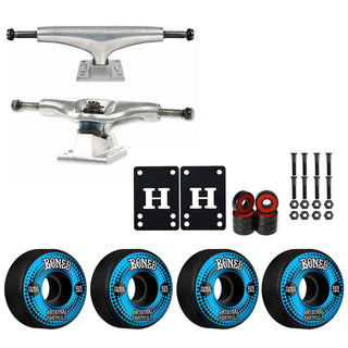 Thunder Skateboard Trucks 148 8.25" Kit Bones 53mm V4 OG Black Wheels/Bearings/Hardware