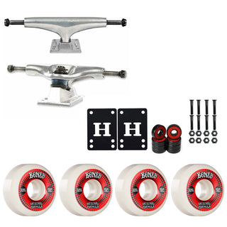 Thunder Skateboard Trucks 148 8.25" Kit Bones 52mm V5 OG White Wheels/Bearings/Hardware