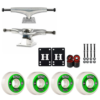 Thunder Skateboard Trucks 149 8.5" Kit Bones 54mm V5 OG White Wheels/Bearings/Hardware