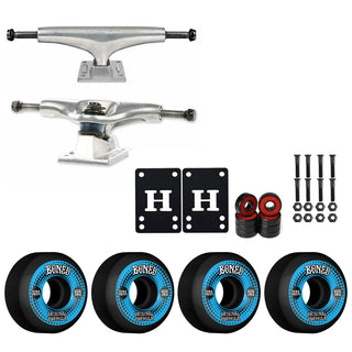 Thunder Skateboard Trucks 148 8.25" Kit Bones 53mm V5 OG Black Wheels/Bearings/Hardware