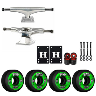 Thunder Skateboard Trucks 148 8.25" Kit Bones 54mm V5 OG Black Wheels/Bearings/Hardware