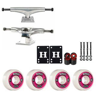 Thunder Skateboard Trucks 149 8.5" Kit Bones 55mm V5 OG White Wheels/Bearings/Hardware