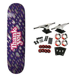 Thank You Skateboard Complete Modern Logo 8.0"