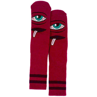 Toy Machine Skateboard Sock Bloodshot Eye Red