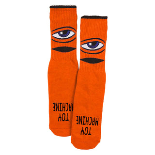 Toy Machine Skateboard Sock Sect Eye Youth Orange