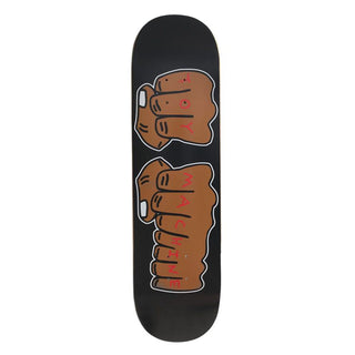 Toy Machine Skateboard Deck New Fists Black/Black 7.75" x 31.25"