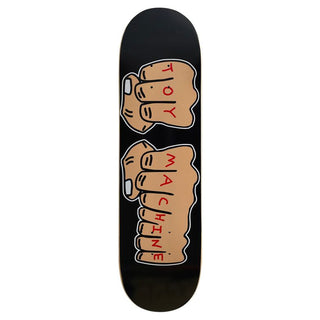 Toy Machine Skateboard Deck New Fists Black 8.0" x 31.63"