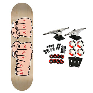 Toy Machine Skateboard Complete Fists Natural Natural 8.5" x 32.38"