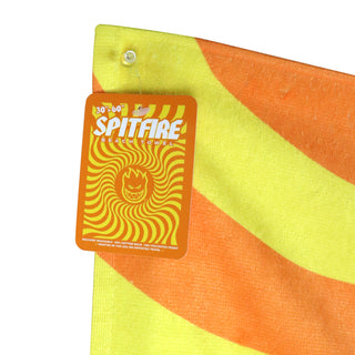 Spitfire Skateboard Wheels Bean Towel - Bighead Swirl Orange/Yellow - 30" x 60"