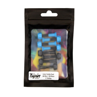 Tripin Skateboard Hardware 1" Phillips Sonic Blue