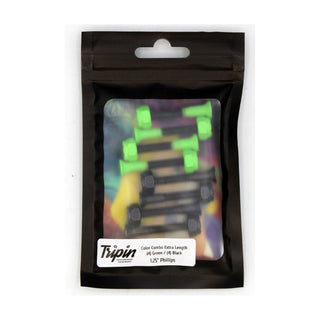 Tripin Skateboard Hardware 1.25" Phillips Sonic Green
