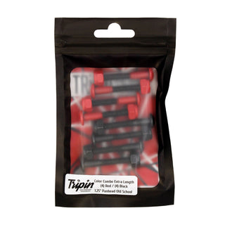 Tripin Skateboard Hardware 1.25" Panhead Hain-N Red