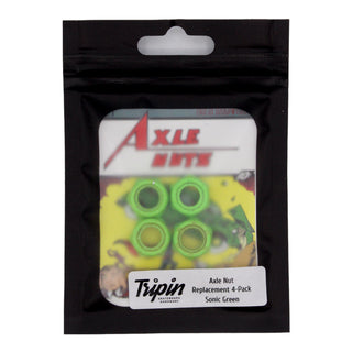 Tripin Skateboard Hardware Sonic Green Axle Nuts