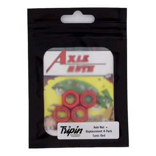 Tripin Skateboard Hardware Hain-N Red Axle Nuts