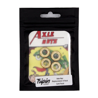 Tripin Skateboard Hardware Gold Rush Axle Nuts