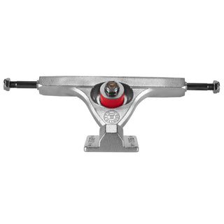 Caliber Longboard Trucks Version III 9" 44 degree Shim Raked Silver (Pair)