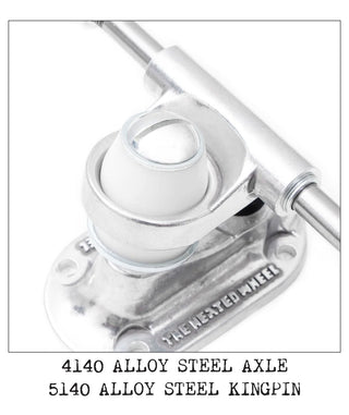 The Heated Wheel Micro Skateboard Trucks Polarizer 4.5" Axle Roller Skate Style