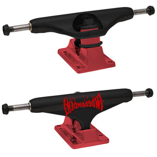 Independent Skateboard Trucks Stage 11 Standard Splatter Span Black/Red 149 (8.5")