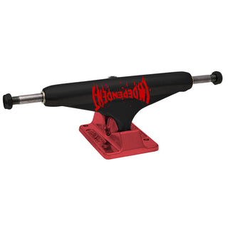 Independent Skateboard Trucks Stage 11 Standard Splatter Span Black/Red 149 (8.5")