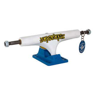 Independent Skateboard Trucks Stage 4 Pro Mark Gonzales Flat White Blue 146 (8.375") Pair