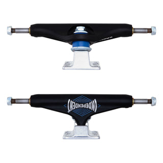 Independent Skateboard Trucks Forged Hollow Vertigo Span Black/Silver 149 (8.5") Pair
