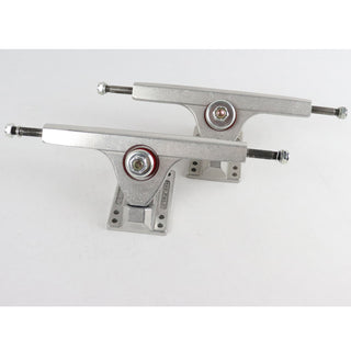 Caliber Longboard Trucks Mismatched Set 10" Axle Silver