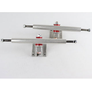 Caliber Longboard Trucks Mismatched Set 10" Axle Silver