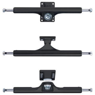 Slappy Skateboard Trucks ST1 Hollow Matte Black 13.0" Pair