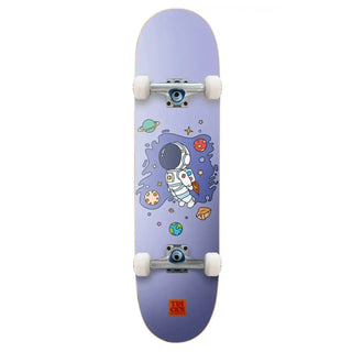 Tricks Skateboard Complete Space Jump Midi Purple 7.25" x 28"