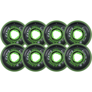 Rink Rat Roller Hockey Wheels - True Identity XXX 76mm 76A Green (8-Pack)