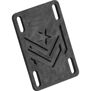 Mini Logo Risers 1/8" Black Shock Pads