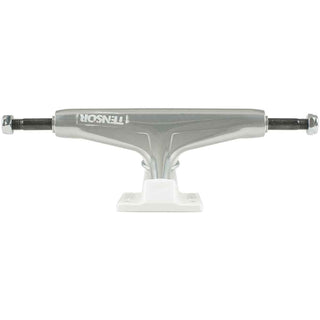 Tensor Trucks Aluminum Stencil Mirror White 5.5 (8.25" Axle) Pair