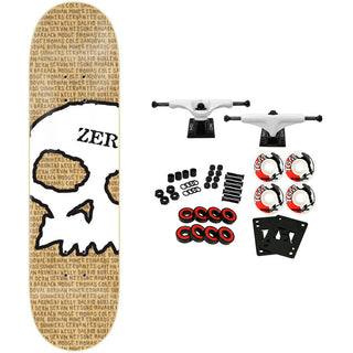Zero Skateboard Complete Team Skull 8.25" x 31.9"