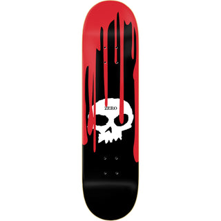 Zero Skateboard Deck Single Skull with Blood 8.5" x 32.3"