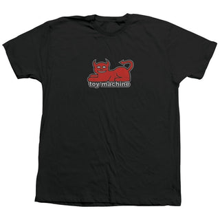 Toy Machine Skateboard Shirt Devil Cat Black
