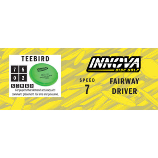 Innova Disc Golf Champion I-Dye Teebird Fairway Driver 7/5/0/2 Red Orange Splat/White 169 grams