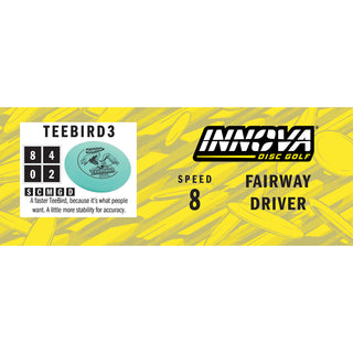 Innova Disc Golf Champion Teebird3 Fairway Driver 8/4/0/2 - Choose Exact Disc