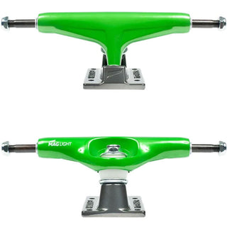 Tensor Skateboard Trucks Mag Light Glossy Green/Gunmetal 5.25 (8.0" Axle) Pair