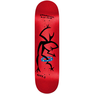 There Skateboard Complete Chandler Burton Ballet True Fit Red 8.06" x 31.3"